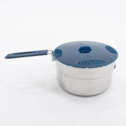 Quechua Hiker's Camping Stainless Steel Cooking Set MH100 4 Person (2.6 L) -Camping Equipment Store k3a39dcd761542c4223e7883fd34a5b32