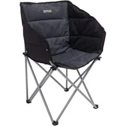 Regatta Great Outdoors Navas Camping Chair (Black/Seal Grey) -Camping Equipment Store k67dcc797fd38561c1e43ca0b55ad68e6
