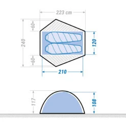 2 Man Trekking Dome Tent - MT500 19 2 Man Trekking Dome Tent - MT500 -Camping Equipment Store kc848671a3a5ea01d2201e540edd0ea41 1