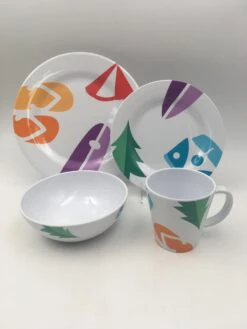 OLPRO Spring Bay Melamine Set (8 Piece) -Camping Equipment Store kcc00a7102b36445fc7be9cbd3c7cc0a6 1