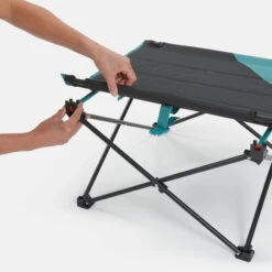 Quechua LOW FOLDING CAMPING TABLE MH100 Grey -Camping Equipment Store ke3174b1a935714b65fc9871b034221d1