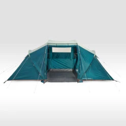 Quechua 4 Man Tent With Poles - Arpenaz 4.2 -Camping Equipment Store kebc0fedf7c4c2b6c8a0a6a7b99b98752