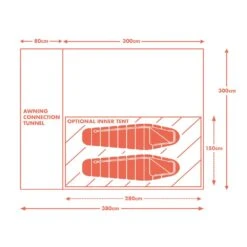 Kamper Compact Pole & Sleeve Driveaway Campervan Awning -Camping Equipment Store kff9b410ba64a3f14bc2e36987da7a64f