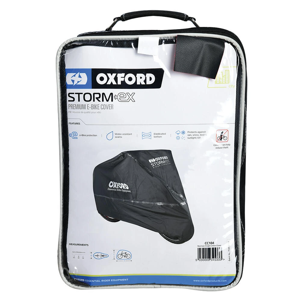 Oxford Unisex Stormex Single Bicycle Cover 5 Oxford Unisex Stormex Single Bicycle Cover - Image 3