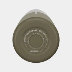 Quechua Isothermal Stainless Steel Hiking Flask MH500 1 L Khaki -Camping Equipment Store k63e6a767fcda5e9dc17cb5291bccce76