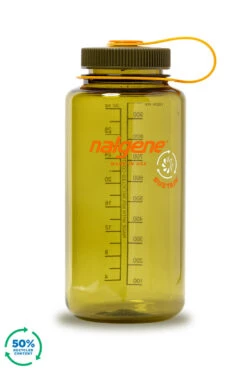 Nalgene 1L Wide Mouth Sustain Water Bottle - Made From 50% Plastic Waste -Camping Equipment Store k7ed6b1c43bac1bce1113c5cbf85f449b