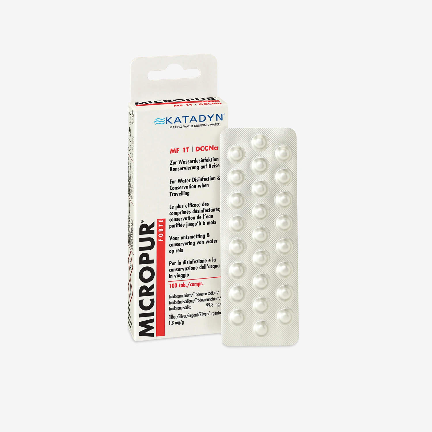 Katadyn Water Purifying Tablets X100 3 Katadyn Water Purifying Tablets X100