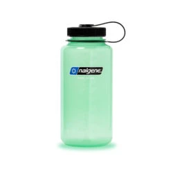 Nalgene 1L Wide Mouth Sustain Water Bottle - Made From 50% Plastic Waste -Camping Equipment Store kbe6cad7d9d961528b5aa0107887e1062