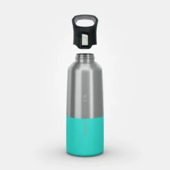 Quechua Isothermal Stainless Steel Hiking Flask MH500 0.5 L Turquoise -Camping Equipment Store kbf8a0f0ad243cf62d72e61e762ea70c7