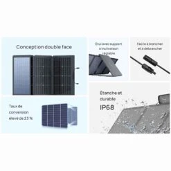 EcoFlow 220W Bifacial Portable Solar Panel -Camping Equipment Store kcf2ed7bf7361314deacf7151415c8b89