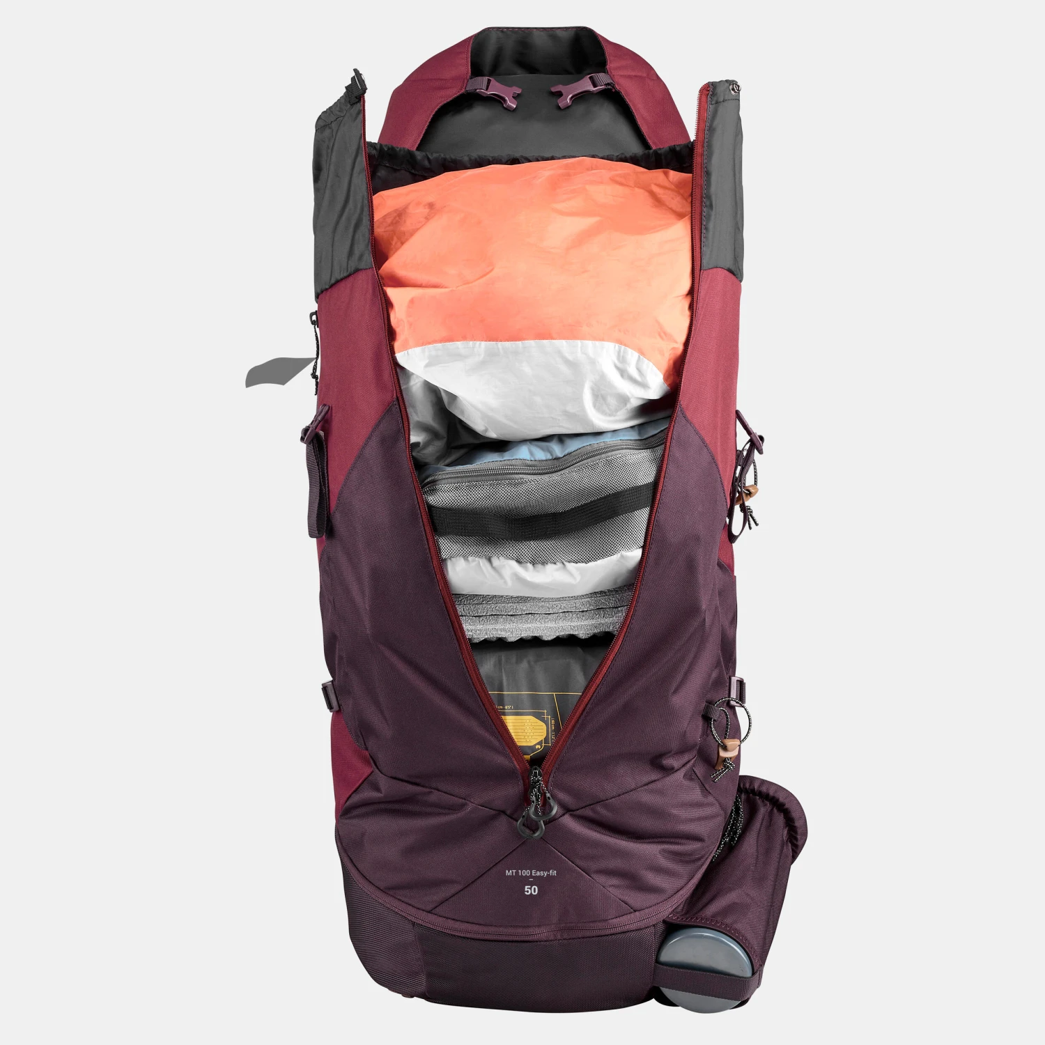 Women's Trekking 50 L Backpack MT100 Easyfit 10 Women's Trekking 50 L Backpack MT100 Easyfit - Image 8