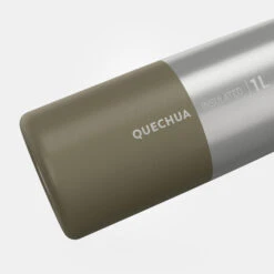 Quechua Isothermal Stainless Steel Hiking Flask MH500 1 L Khaki -Camping Equipment Store kfc087bfedafce36589929ca3f8547368